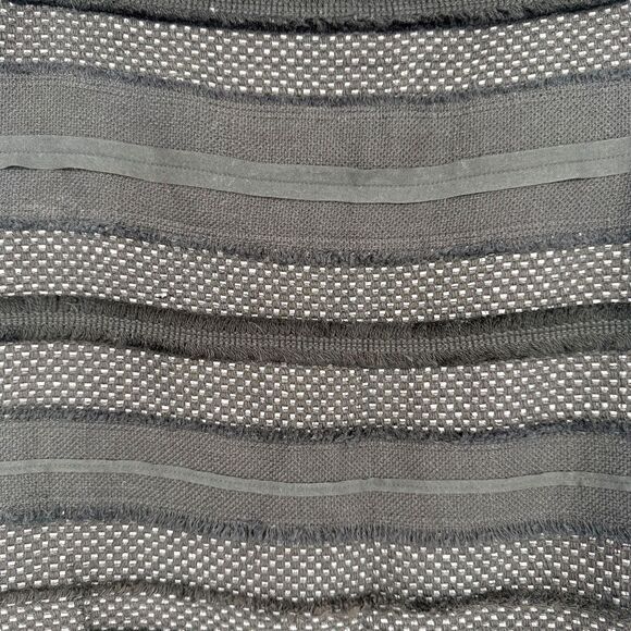 Talbots Tweed Pencil Skirt Size 10 Black Fringe Textured Lined Career Office NWT - Picture 7 of 15